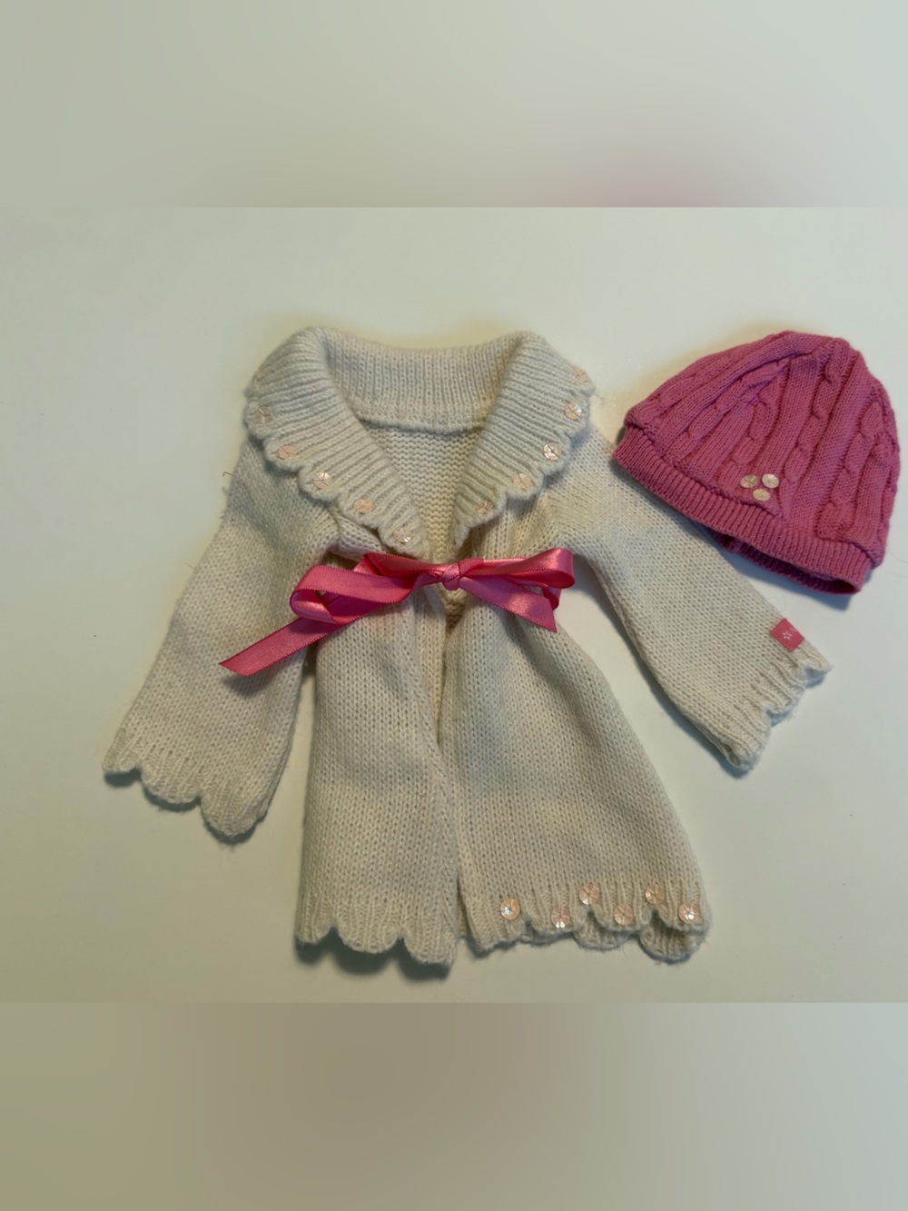 American Girl Sweater Coat Set
